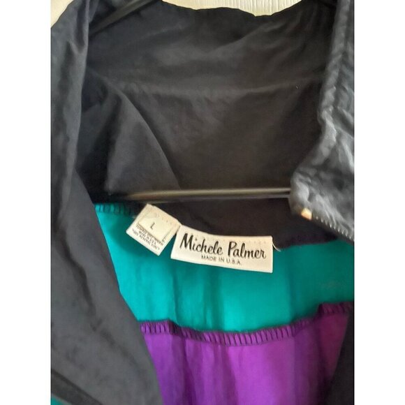 Vintage Windbreaker Jacket Michele Palmer - Picture 3 of 3